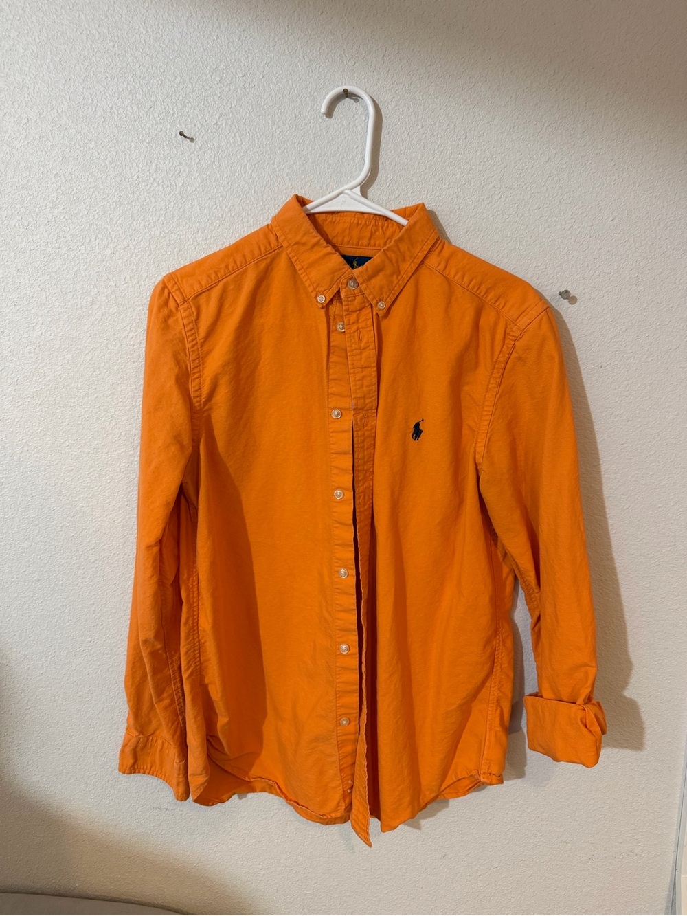 Polo by Ralph Lauren Bright Orange Button-Down Shirt
